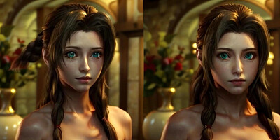 AI generated Aerith (Final Fantasy)
