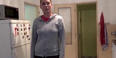 Lovley chick is getting shagged by her mate in this amateur footage