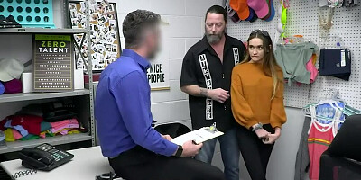 Shoplifter stepdaughter faces stepdaddy's punishment