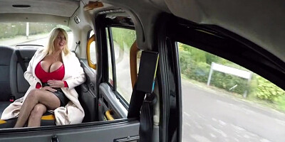 Fake Taxi Massive boobs titwank and rough fuck with British MILF