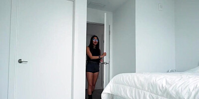 Bad Ass Bitch In Fishnets Practices Her Occult Spells