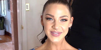 Tony Rubino gets his cock wrapped with Evelin Stone's wet cherry