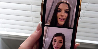 Three teens in lingerie invite their hung neighbor to a passionate pussy pounding foursome