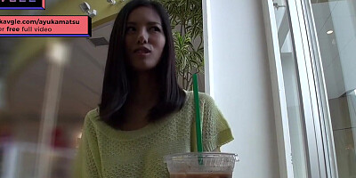 Sweet Japanese girl is rubbing her delicious cherry in the bedroom