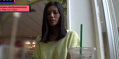 Sweet Japanese girl is rubbing her delicious cherry in the bedroom