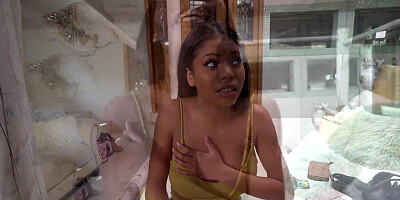 Bratty Sis - Nia Nacci uses BigTits to get out of Trouble S8:E6