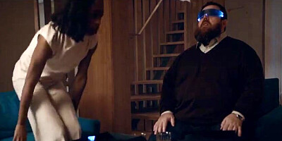 Neon softcore feature involving VR, interracial intimacy, and lesbian love