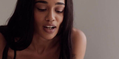 White girl has interracial sex with her smoking hot ebony lady friend