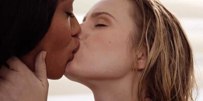 White girl has interracial sex with her smoking hot ebony lady friend
