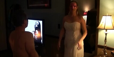 Wifey Becky Gets An Anniversary Surprise (Hubby Films)