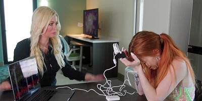 Cute redhead Madi Collins gets used by Serene Siren