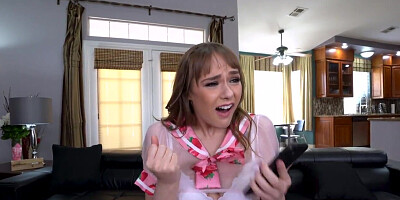 Sexy girl gets fucked in her ass by the black man