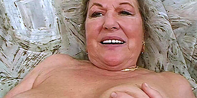 Granny Marie gets anal fucked by escort boy