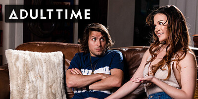 Astonishing babe is riding some hard cock on the couch