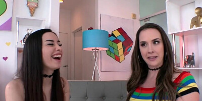 Chanel Preston and Aria Lee are analyzed by Logan Long