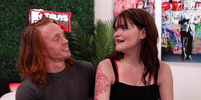 Cute chick is riding her next door bud's prick in the bedroom