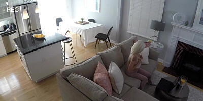 Teen babysitter was asked by her client to give him a blowjob