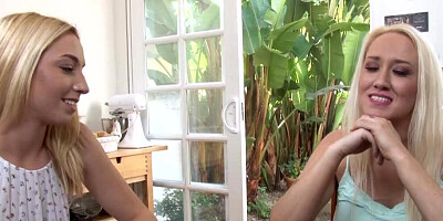 Big Tit Stepmom Seduces Wet Pussy Stepdaughter In Kitchen