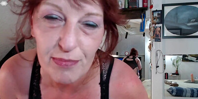 V127 Dirty talking redhead MILF teases you to deliciously naughty playtime