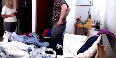 Latina Housemaid is undressed and fucked by her horny boss