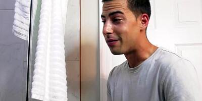 OUT OF THE FAMILY - Stunning Blonde Kali Roses Fucks With Her Voyeur Stepbrother During Her Shower