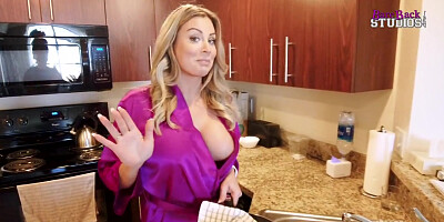 Caught My Busty Step Mom Masturbating and Fucked Her - Coco Vandi