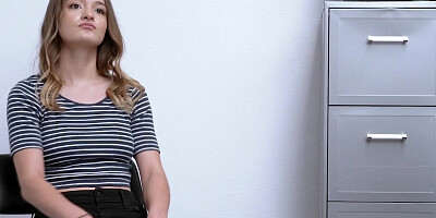 Stunning Shea Blaze is getting her cunt fucked hard on the office table