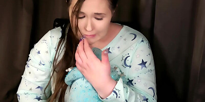Daddys sweet princess had her first wet dream