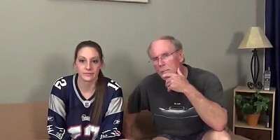 Lucky 80yo Grandpa Fucks Shameless Teen with Hot Body