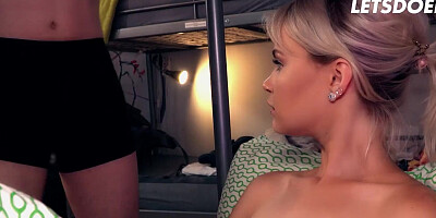 Beautiful Babe Lika Star Has Sex With Her BF For The First Time At The Hostel - HORNY HOSTEL