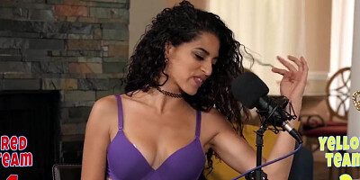Reality Kings - Podcast Sluts Jenna Sativa and Gabriela Lope Lez out