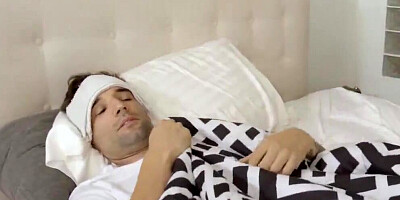 Slutty Haley Reed is riding lad's hard pecker on the couch