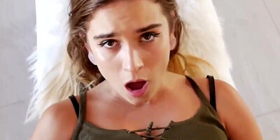 Adorable stepdaughter Pamela Morrison pounded after blowjob