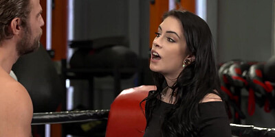 Fitness babe Anna De Ville double anal!