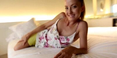 EuroSexDiary Skinny Blonde Euro Babe Leaks With Cum