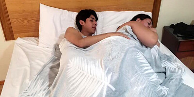 Stepmom Share bed with Stepson