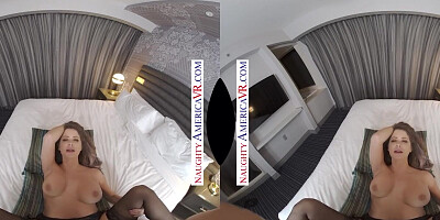 Naughty America presents Emily Addison VR - Beautiful face and juicy ass