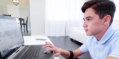 Ebony mom Osa Lovely is getting shagged by son's hung friend