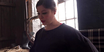 Aunt Judy's XXX - Fucking Your MILF Stepmom Aurora in the Barn (POV Experience)