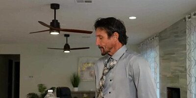 GirlsRimming: Nasty Avery Black giving a sloppy rimjob to her stepdad on PornHD