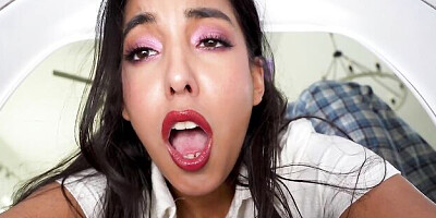Charming Claire's brunette sex