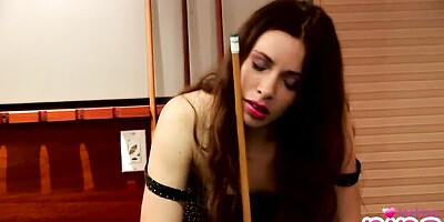 Stunning madam's masturbating scene