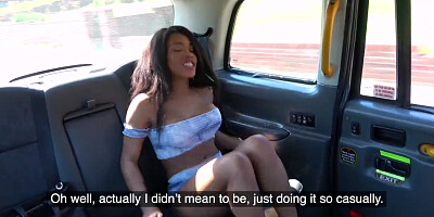 Fake Taxi Ebony Horny Beauty Twerks on Drivers Big Cock