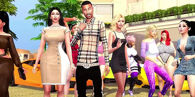 Naughty girls are getting banged in this steamy 3D sex cartoon
