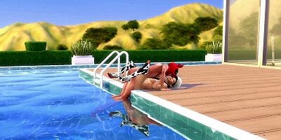 Naughty girls are getting banged in this steamy 3D sex cartoon