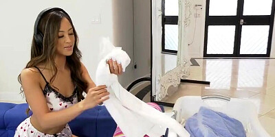 Cherrypimps: Stepdad Catches Japanese Stepdaughter Masturbating on PornHD