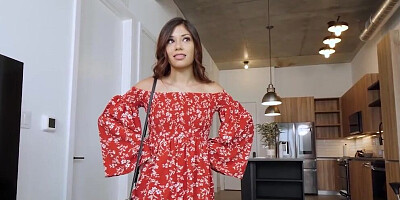 Dad Crush - Sexy Young Babe Offers Her Tight Juicy Twat To Her Horny Stepdad To Earn The Car Keys