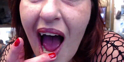 V 300 Orange skirt and stockings on my HUGE ass. delish