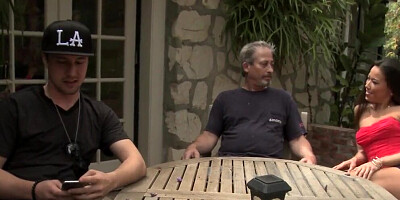 ADULT TIME MILF Stepmom Kalina Ryu Craves a Facial in the Woods