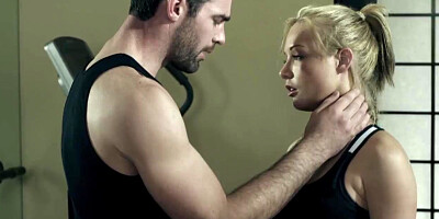 Sporty teen cutie fucked by her boxing coach